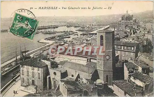 Cartes postales Marseille Vue generale vers la Joliette