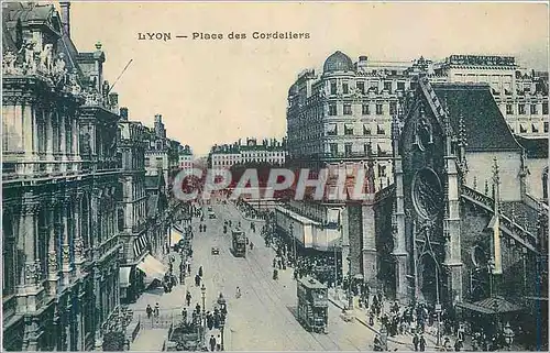 Cartes postales Lyon Place des Cordeliers