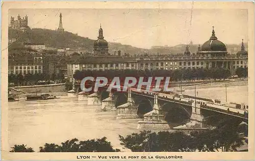 Ansichtskarte AK Lyon Vue vers le Pont de la Guillotiere