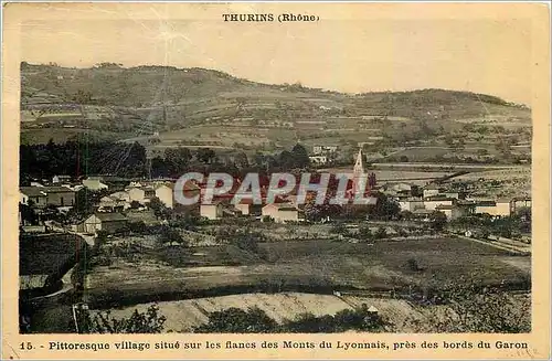 Cartes postales Thurins Rhone Pittoresque village situe sur les flanes des Monts du Lyonnais pres des bords du G
