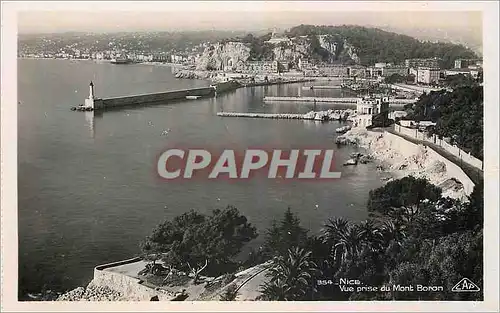 Cartes postales Nice Vue prise du Mont Boron