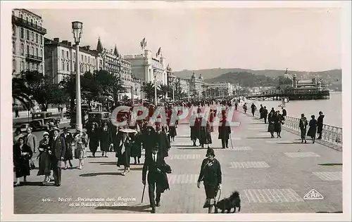 Cartes postales Nice Promenade des Anglais et le Palais de la Jetee