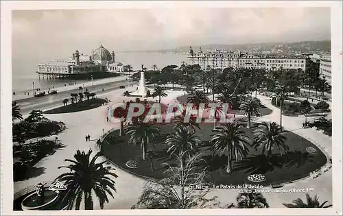 Ansichtskarte AK Nice Le Palais de la Jetee et les Jardins du Roi Albert