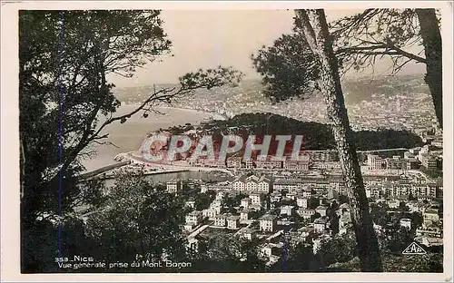 Cartes postales Nice Vue generale prise du Mont Boron