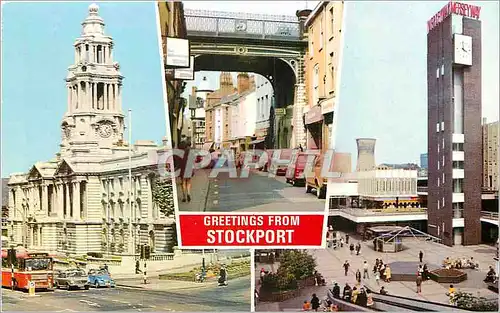 Cartes postales Greetings from Stockport