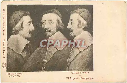 Cartes postales Cardinal Richelieu National Gallery London