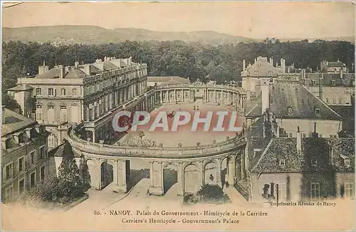 Ansichtskarte AK Nancy Palais du Gouvernement Hemicycle de la Carriere