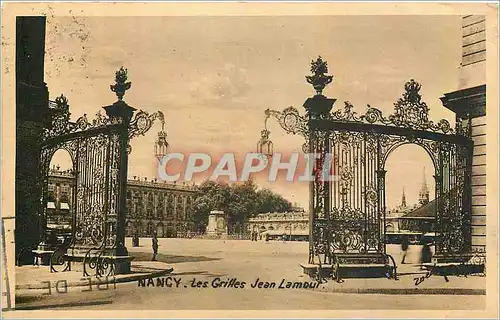 Cartes postales Nancy Les Grilles Jean Lamour