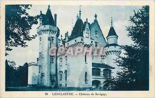 Ansichtskarte AK Lencloitre Chateau de Savigny