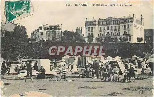 Cartes postales Dinard Hotel de la Plage et du Casino