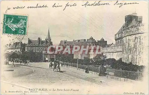 Ansichtskarte AK Saint Malo La Porte Saint Vincent