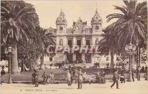 Cartes postales Monte Carlo Le Casino