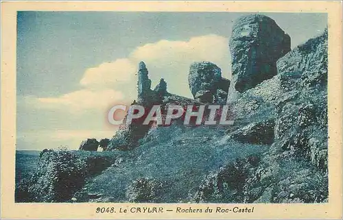 Cartes postales Le Caylar Rochers du Roc Castel