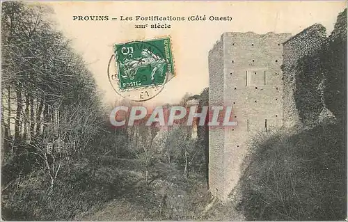 Ansichtskarte AK Provins Les Fortifications Cote Ouest