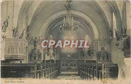 Cartes postales Rumesnil Interieur de l'Eglise