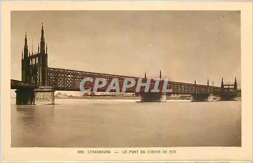 Cartes postales Strasbourg Le Pont du Chemin de fer