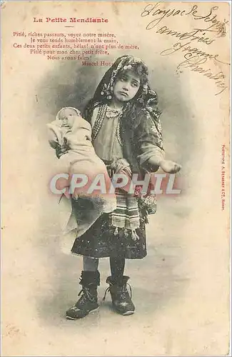 Cartes postales La Petite Mendiante