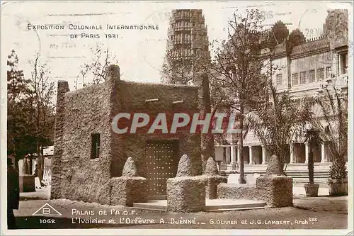 Cartes postales Exposition Coloniale Internationale de Paris 1931 Palais de L'AOF