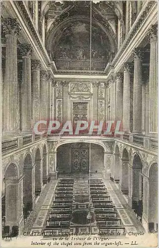 Cartes postales Chateau de Versailles Interieur de la Chapelle