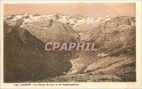 Ansichtskarte AK Luchon Le Cirque du Lys vu de Superbagneres