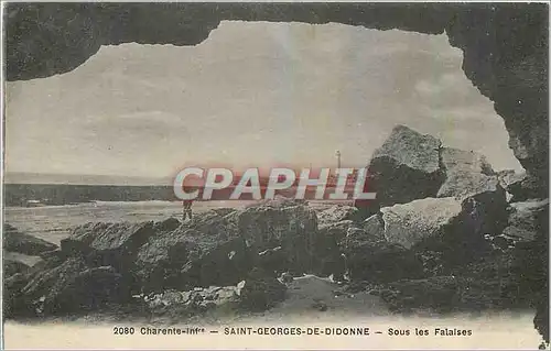 Cartes postales Saint Georges de Didonne Sous les Falaises