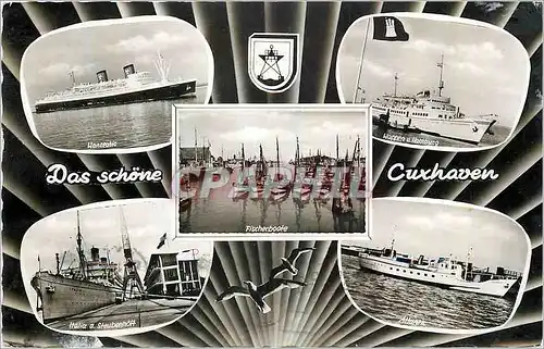 Cartes postales moderne Das schone Cuxhaven  Bateaux
