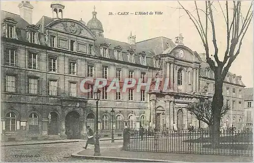 Ansichtskarte AK Caen L'Hotel de Ville