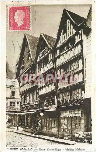 Cartes postales Lisieux Calvados Place Victor Hugo Vieilles Maisons