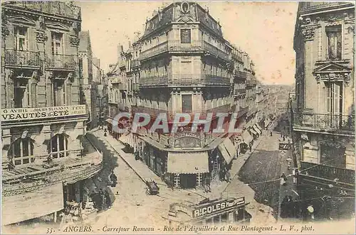 Cartes postales Angers Carrefour Rameau Rue de l'Aiguilleie et Rue Plantagenet