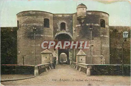 Cartes postales Angers L'Entree du Chateau