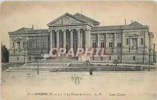 Cartes postales Angers M et L Le Palais de Justice