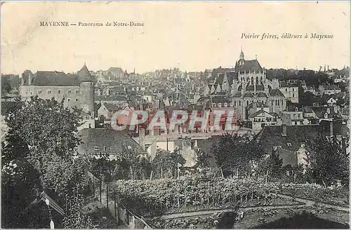 Cartes postales Mayenne Panorama de Notre Dame