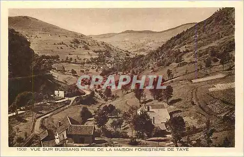 Cartes postales Vue sur Bussang prise de la maison Forestiere de Taye