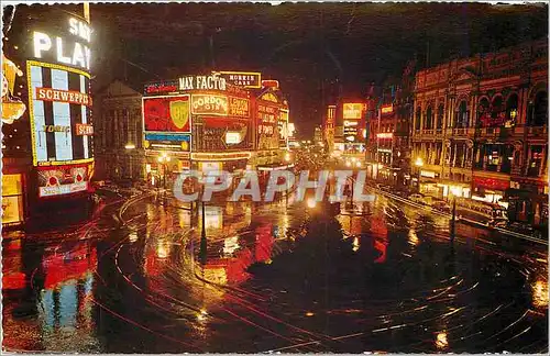 Cartes postales moderne Picadilly at Night London