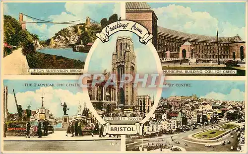 Cartes postales moderne Greetings from Briston