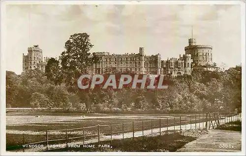 Moderne Karte Windsor Castle from Home Park