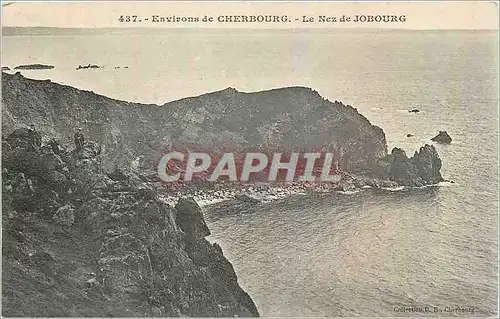 Ansichtskarte AK Environs de Cherbourg Le Nez de Jobourg