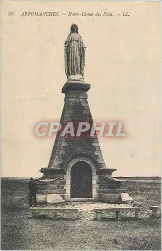 Ansichtskarte AK Arromanches Notre Dame des Flots