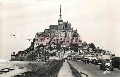 Moderne Karte Le Mont Saint Michel Vue generale
