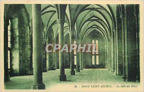 Ansichtskarte AK Mont Saint Michel La Salle des Hotes