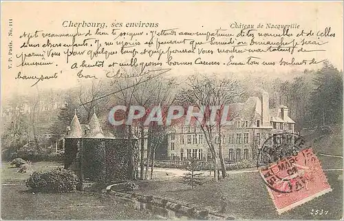 Cartes postales Cherbourg ses environs Chateau de Nacqueville