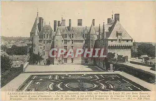 Cartes postales Langeais Indre et Loire Chateau