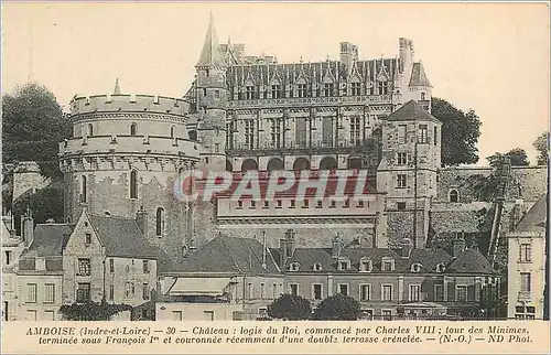 Cartes postales Amboise Indre et Loire Chaetau logis du Roi