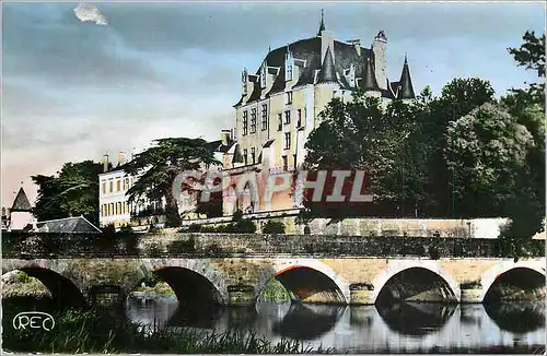 Cartes postales Chateauroux Indre Le Chateau Raoul la prefecture Pont sur l'Indre