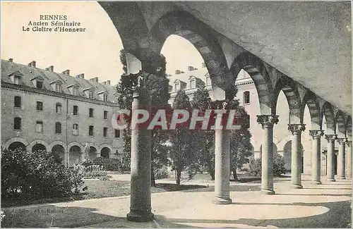 Ansichtskarte AK Rennes Ancien Seminaire Le Cloitre d'Honneur