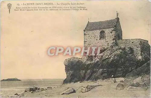 Cartes postales Le Mont Saint Michel La Chapelle Saint Aubert