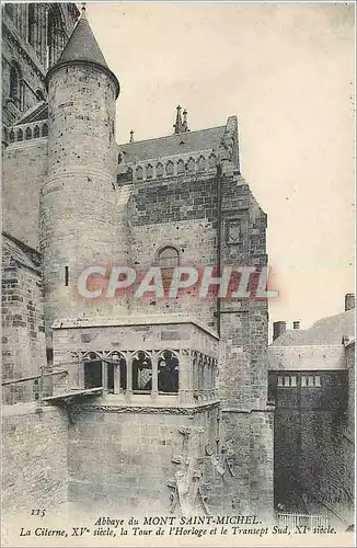 Ansichtskarte AK Abbaye du Mont Saint Michel La Citerne