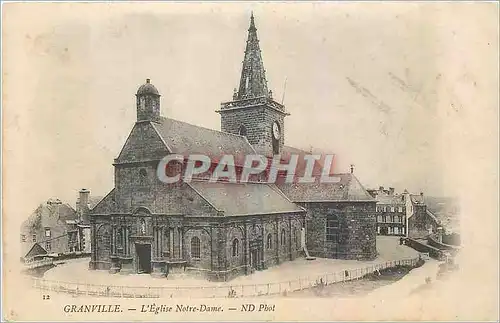 Cartes postales Granville L'Eglise Notre Dame