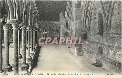 Ansichtskarte AK Abbaye du Mont Saint Michel La Merveille