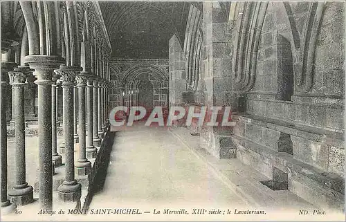 Cartes postales Abbaye du Mont Saint Michel La Merveille